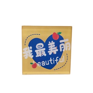 Personalised Odm Custom Modern Magnets Acrylic Souvenir Square Magnetic Cute Fridge Magnet With Words - Product Image 5