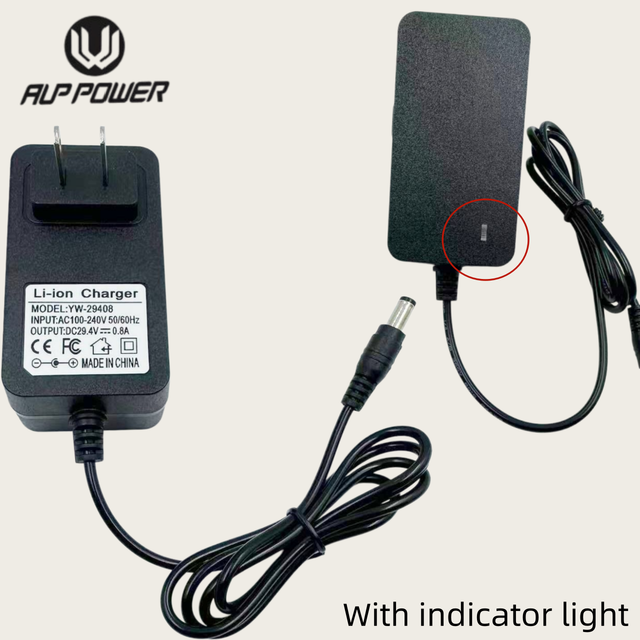 29.4 V1.2a Lithium Ion Battery Charger AC100-240V Li-ion Power Adapter for 7S Lithium Battery Pack
