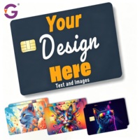 Pegatina holográfica personalizada para tarjeta de crédito, troquelada, impermeable, removible, para tarjeta de débito, precortada, con ranura para chip, decoración vívida de gato para tarjetas bancarias