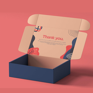 Wholesale Custom Size Eco Friendly Printed Blank Colored Pink Packaging Mailer <b>Boxes</b> Corrugated Shipping Box With Log - Product Image 2