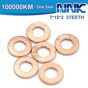NNK Best Seller - Pièces automobiles - Rondelle en cuivre 7*15*2 à 3 dents pour injecteur de carburant - Joint d'étanchéité en cuivre pour automobile - Product Image 3