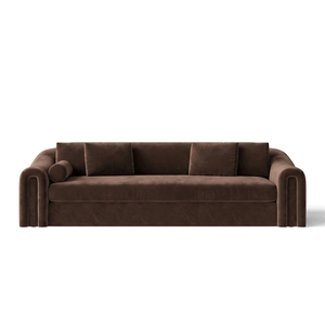 Divano FERLY di Lusso Moderno in Tessuto Morbido a 2 Posti, Poltrona per Appartamento, Arredamento Contemporaneo per <span class=keywords><strong>Soggiorno</strong></span> - Product Image 4