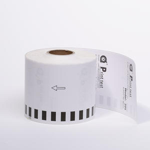 China Fabrikant Yesn Groothandel 62Mm X 30.48M Zonder Plastic <span class=keywords><strong>Hanger</strong></span> Compatibele Labels DK-22205 Broer Dk2205 Verzendlabels - Product Image 2