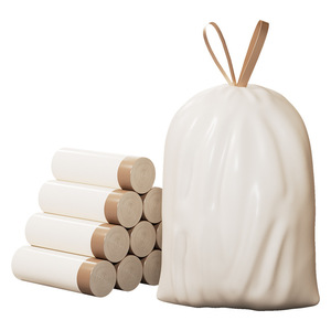 Thickened <b>Kitchen</b> Trash Bags Xl Drawstring Handle For Household Waste - Product Image 4