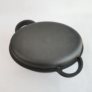 Grande marmite ovale en fonte de 8.3 L Cuisson du pain comme plat idéal pour la cuisson du pain ou de la <span class=keywords><strong>cocotte</strong></span> <span class=keywords><strong>Four</strong></span> hollandais - Product Image 3