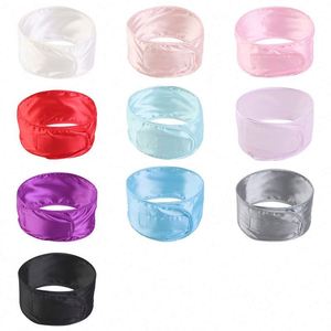 Wrap Scarf Satin Headband Black Women's Adjustable Silk Hair Wraps for Sleeping Nonslip Strips Promotion Gift - Product Image 2