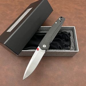 Navaja de Bolsillo Plegable con Mango de Fibra de Carbono, Hoja de Acero D2, Estilo Táctico EDC Axis, OEM ODM BM485 - Product Image 4