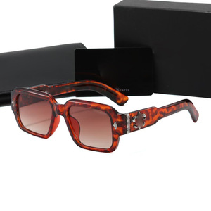 Occhiali da Sole Quadrati a Cuore Cromati 2025 di Tendenza Polarizzati di Lusso per Uomo Donna Designer Alta Qualità Protezione UV400 - Product Image 2