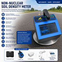New EDG Non-Nuclear Electromagnetic Asphalt Density Gauge Road Engineering Testing Equipment with Customized Language and Units