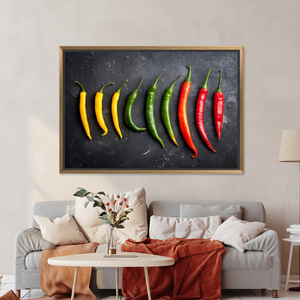 Vibrant Abstract Canvas Print: Modern, Elegant <b>Wall</b> <b>Art</b>,GOLD <b>FRAMED</b> CANVAS - Product Image 3