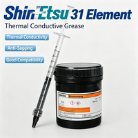 Shin-Etsu Original Hot Sale 8.1W Pâte Thermique Liquide Métallique au Gallium-Silicium Element 31 pour Refroidissement CPU/GPU d'Ordinateur Portable