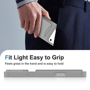 360 °   Coque de protection intégrale antichoc pour iPhone 17 Air 16 15 14 13 12 Pro Max Plus avec porte-cartes intégré - Product Image 4