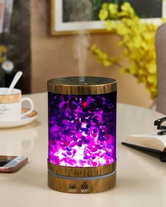 Máy Khuếch Tán Tinh Dầu, Đèn Muối Himalaya 150Ml Cool Mist Humidifier Máy Tạo Độ Ẩm Siêu Âm Cho Xe Hơi/Portable Luxury 12 - Product Image 2