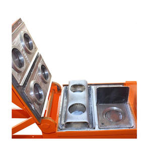 Machine à briques manuelle compacte FL2-40 pour terre cuite, version export, personnalisable, sans cuisson, à chaîne - Product Image 5