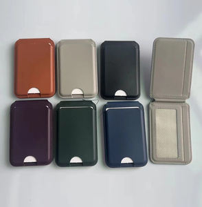 Cartera magnética de cuero PU de negocios de lujo, bolsas para tarjetas de teléfono móvil para <span class=keywords><strong>iPhone</strong></span> <span class=keywords><strong>11</strong></span> 12 13 14 15 16 Pro Max, bolsas para tarjetas plegables - Product Image 1