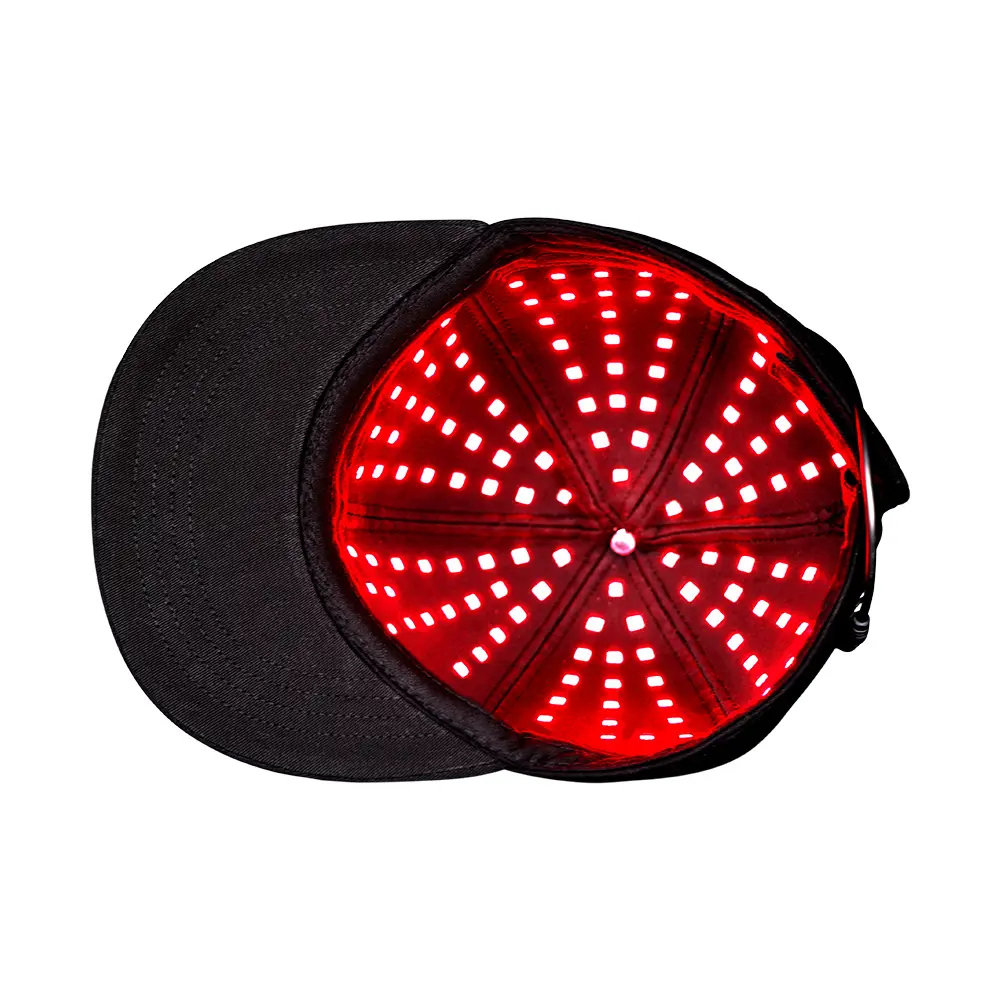 IDEALIGHT chapeau de lumière rouge 660nm 850nm chapeau de casque infrarouge Nir Led bonnet de traitement de thérapie par la lumière rouge pour les cheveux