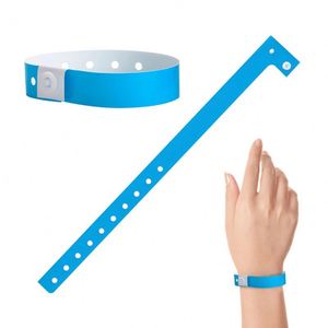 Bracelet jetable en PVC personnalisé imprimé, inscriptible une fois, pour événements, bracelets promotionnels - Product Image 3