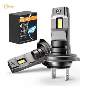 For Europe cars 24v 12v Z1 mini led headlight h7 high beam car led light 35w 3500lm 1:1 halogen 360 new h4 h7 led headlight bulb