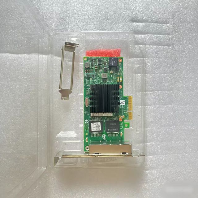 Used I350-T4 4-Port PCIe X4 1GbE RJ45 Gigabit Ethernet Network Adapter I350 Quad Port PCIe Server NIC Network