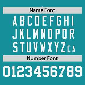 Maillot de softball personnalisé à rayures blanches Aqua, manches raglan, authentique, à deux boutons - Product Image 4