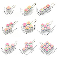 Nouveauté : Jouet Clicker à 4 touches, Gadget de décompression portable à pression manuelle, Pendentif porte-clés clavier style russe