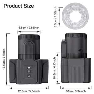 Masturbador masculino de rotación telescópica automática portátil, taza eléctrica al vacío, Juguetes sexuales para adultos, artículos de masturbación, Sex Shop 18 + - Product Image 6