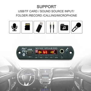 Micrófono de cable Placa decodificadora inalámbrica <span class=keywords><strong>Bluetooth</strong></span> Módulo DE REPRODUCTOR DE MP3 <span class=keywords><strong>Bluetooth</strong></span> 12V - Product Image 5