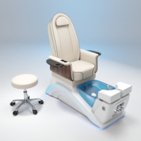 Fauteuil de pédicure électrique haut de gamme, fauteuil de pédicure sans tuyau, fauteuil de spa pour les pieds, machine de pédicure, inclinaison automatique, spa de jour, salon de manucure