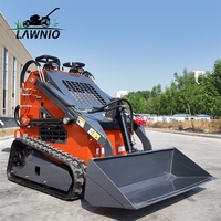 Livraison Gratuite - Chargeuse Compacte LAWNIO à Double Pompe et Double Vanne, Performances Hydrauliques Puissantes pour Petits Chantiers