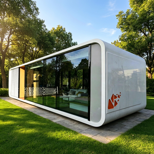 Cabaña <span class=keywords><strong>Apple</strong></span> Inteligente, Moderna, Ecológica y Duradera para Uso Comercial en Cafeterías al Aire Libre, Aislada, Resistente a la Intemperie, de Construcción Rápida, Tipo Glamping Pod - Product Image 2