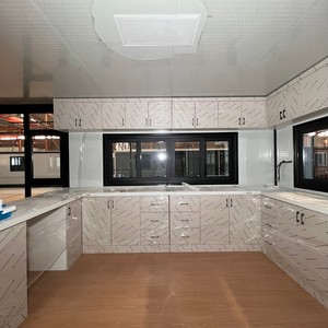 Option de terrasse à toit incliné personnalisée, <span class=keywords><strong>maison</strong></span> préfabriquée extensible à valeur de prix élevée pour site isolé et pittoresque, logement autonome - Product Image 6