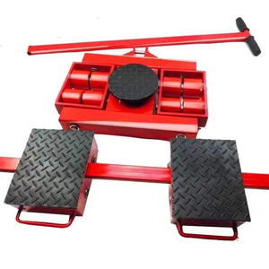Carro de carga de transporte de carga pesada Maquinaria <span class=keywords><strong>Dolly</strong></span> Skate Machine Rueda de acero Mover Roll <span class=keywords><strong>Container</strong></span> con patines - Product Image 1