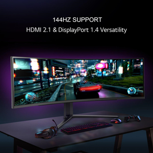 49 inch 5K màn hình 144Hz 75Hz Curvo de 49 pulgadas 32:9 máy tính màn hình PC cong chơi game màn hình - Product Image 6