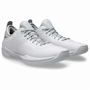 Zapatillas Deportivas de <span class=keywords><strong>Tenis</strong></span> y Pickleball para <span class=keywords><strong>Hombre</strong></span>, Ligeras, Transpirables, Color Blanco Gris Claro, Personalizadas al por Mayor - Product Image 2
