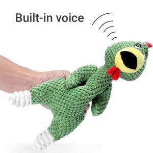 Benzersiz tavuk Pet oyuncaklar peluş köpek kedi oyuncak ses açıkça Pet çiğnemek ısırma oyuncak - Product Image 3