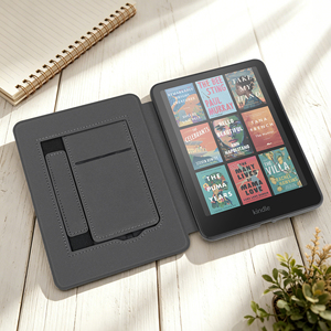 Étui personnalisé pour <span class=keywords><strong>Kindle</strong></span> Paperwhite 2024 12e génération, blanc vierge, impression UV, avec support et sangle pour la promotion de la marque - Product Image 2
