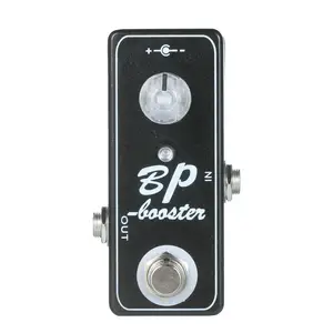 MOSKY Pedal Gitar Mini Audio, Penguat BP Boost Bersih Tipe Efek True Bypass Beralih untuk Gitar Bass Produk Electro-akustik