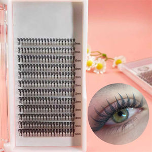 Extensiones de Pestañas PREMADE Spike Anime Feathered Comic Spire 0.07 D 8-15mm Súper Negro Mate, Efecto 3D Más Suave, Cruelty-Free - Product Image 6