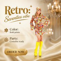 Costume de performance hippie princesse tribale pour spectacles de danse cosplay d'halloween et tenues de scène