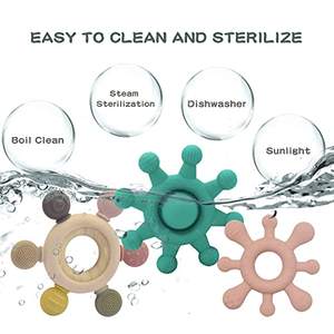 Nouveau-né bébé jouet de <span class=keywords><strong>dentition</strong></span> <span class=keywords><strong>anneau</strong></span> en <span class=keywords><strong>Silicone</strong></span> souple avec <span class=keywords><strong>anneau</strong></span> de <span class=keywords><strong>dentition</strong></span> en bois produit de <span class=keywords><strong>dentition</strong></span> pour bébé - Product Image 3