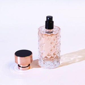 Bottiglia di profumo di vetro quadrato di lusso su misura all'ingrosso 30ml 50ml 100ml vuota con pompa spruzzatore bella confezione di forma quadrata - Product Image 1