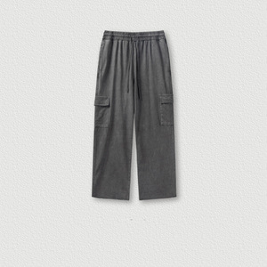 Pantalones de chándal <span class=keywords><strong>cargo</strong></span> anti-pilling personalizados Pantalones de chándal holgados de algodón de alta calidad para hombres - Product Image 4