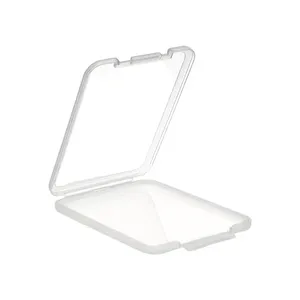 Cheap PP plastic Container Slim Box 4.5mm Plastic Slim Case concentrate containers with hinged lid