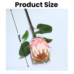 Fleur de Protea verte artificielle en soie personnalisée pour centre de table à la maison, décoration florale pour hôtel et mariage - Product Image 2