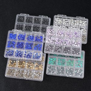 Cristales Decorativos para Uñas de Diferentes Formas, Cristal AB Blanco Arcoíris, Base Plana, Joyería de Vidrio 3D, Decoración para Manicura, Accesorio para Arte de Uñas - Product Image 6