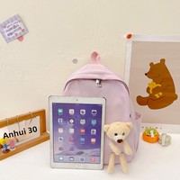 Tas Sekolah Gaya Jepang Baru Unisex untuk Siswa SD, Kartun Lucu, Ringan, Anti Air, Bahan Nylon, Ransel Outdoor
