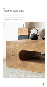 Panca Lunga in Legno di Pino Massiccio per Cambio Scarpe, <span class=keywords><strong>Tavolino</strong></span> da Caffè, Senza Necessità di Montaggio, per Piccoli Appartamenti, Soggiorno, Casa Vacanze - Product Image 6