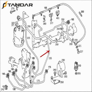 Manguera de Suministro de Combustible A6110702932 para <span class=keywords><strong>Mercedes</strong></span> Benz <span class=keywords><strong>Vito</strong></span> <span class=keywords><strong>112</strong></span> <span class=keywords><strong>CDI</strong></span> - Product Image 6