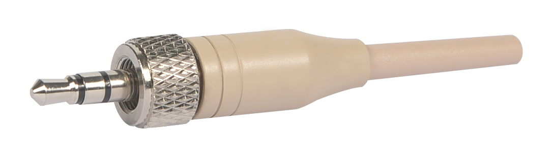 Conector hembra de 3,5 mm beige