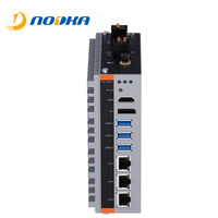 Ordinateur embarqué sans ventilateur Nodka avec processeur J6412, deux ports COM, jusqu'à 32 Go de mémoire, 1x SSD M.2 en stock